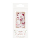 Pressed Petal Number 8 Birthday Cake Candle