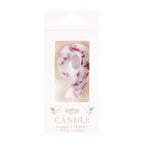Pressed Petal Number 9 Birthday Cake Candle