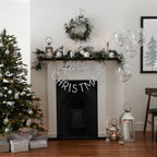 Silver Foil Merry Christmas Place Cards