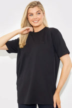 Embroidered Jersey Crew Neck T-Shirt
