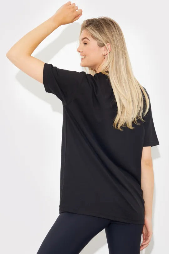 Embroidered Jersey Crew Neck T-Shirt