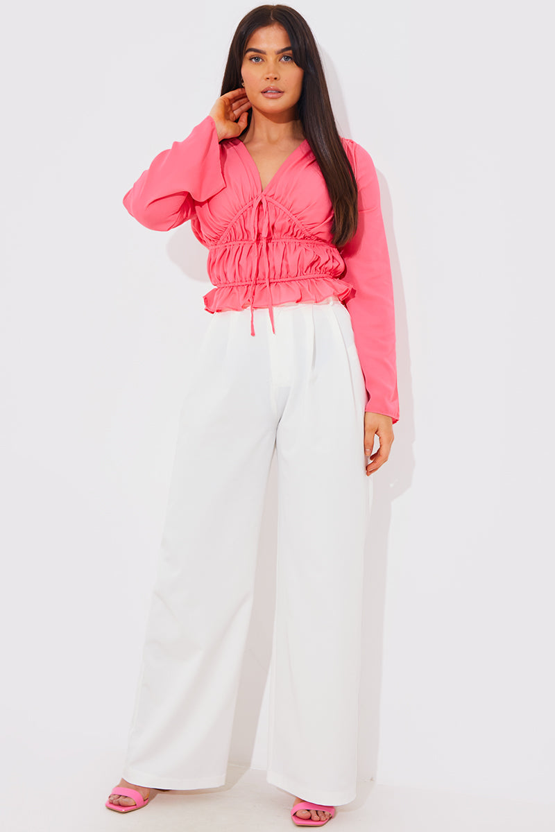 Shirred Detail Blouse