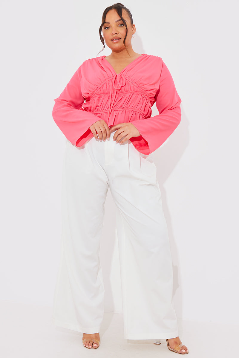 Shirred Detail Blouse