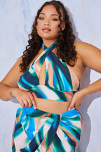 Halterneck Cut Out Top