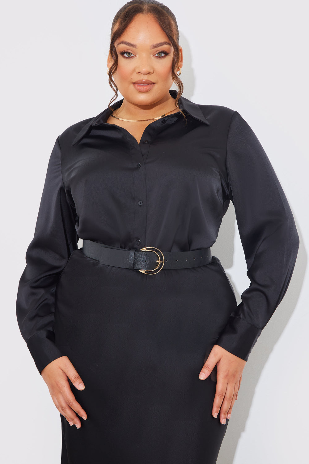 Matte Satin Blouse