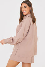 Linen Look Long Sleeve Co-Ord Shirt
