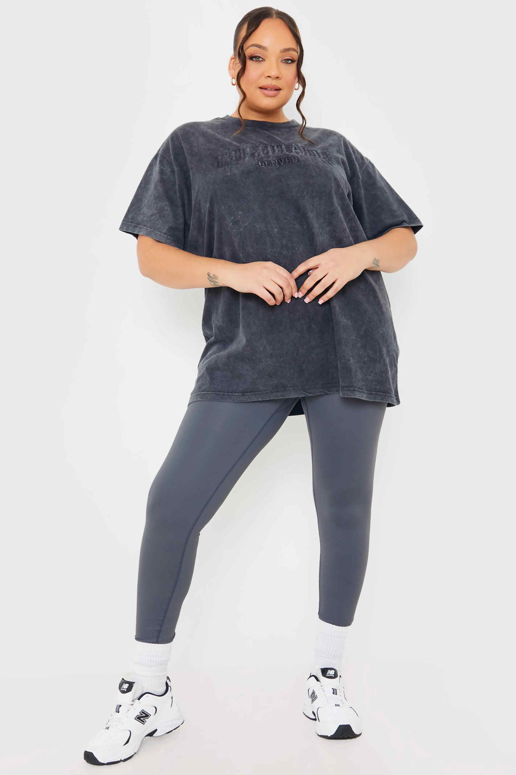Colorado' Acid Wash Slogan T-Shirt