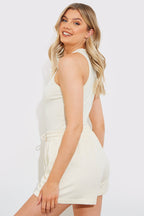 Ribbed Racer Vest