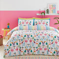 Tropical Flamingo Pink Reversible Duvet Set