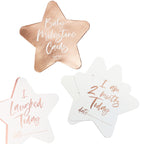 Rose Gold Foiled Milestone Cards - Twinkle Twinkle- 5 Inner Pack