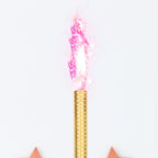 Pink Birthday or Gender Reveal Cake Fountain Candles