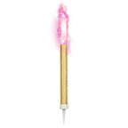 Pink Birthday or Gender Reveal Cake Fountain Candles