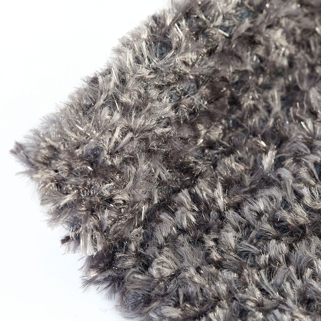 Twinkle Charcoal Grey Super Luxury Soft Bath Rug