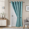 Twilight Duck Egg Velvet Door Curtain