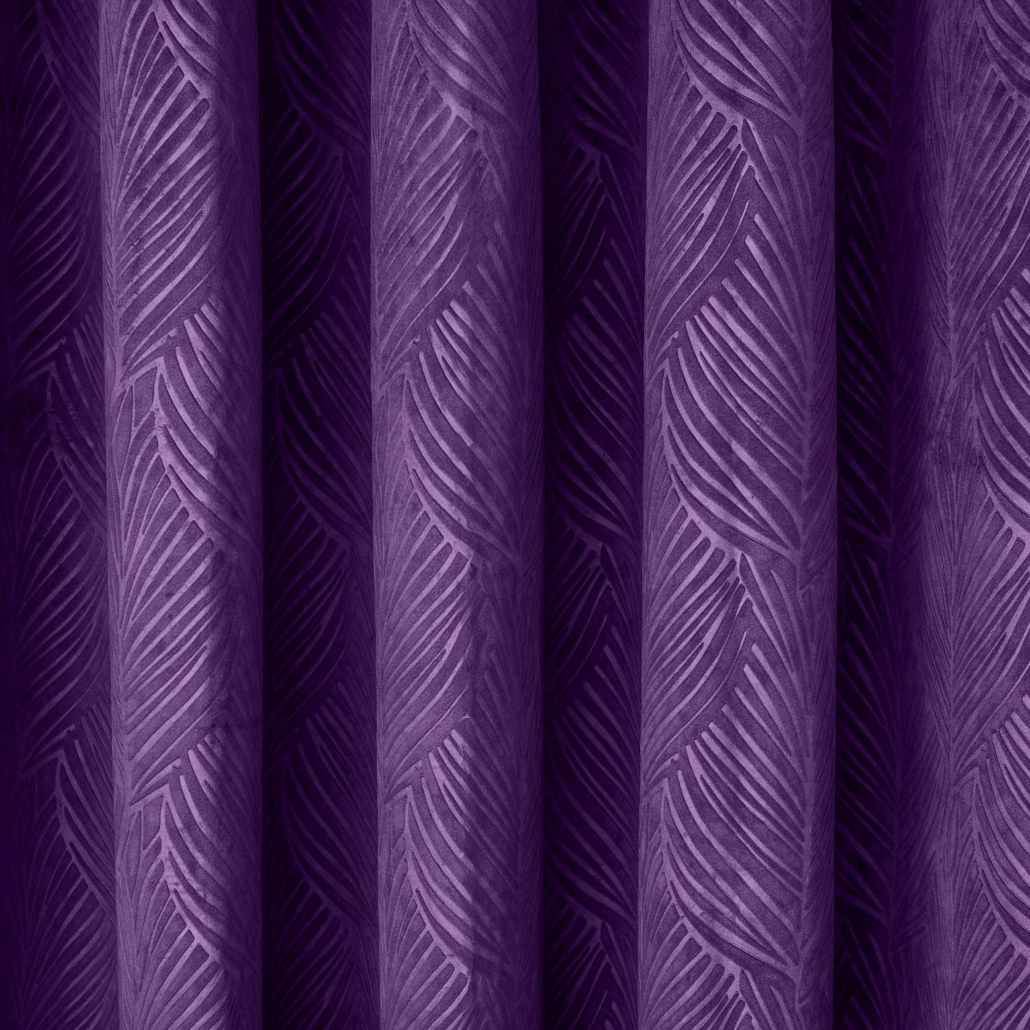 Twilight Amethyst Velvet Blackout Curtains