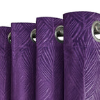 Twilight Amethyst Velvet Door Curtain