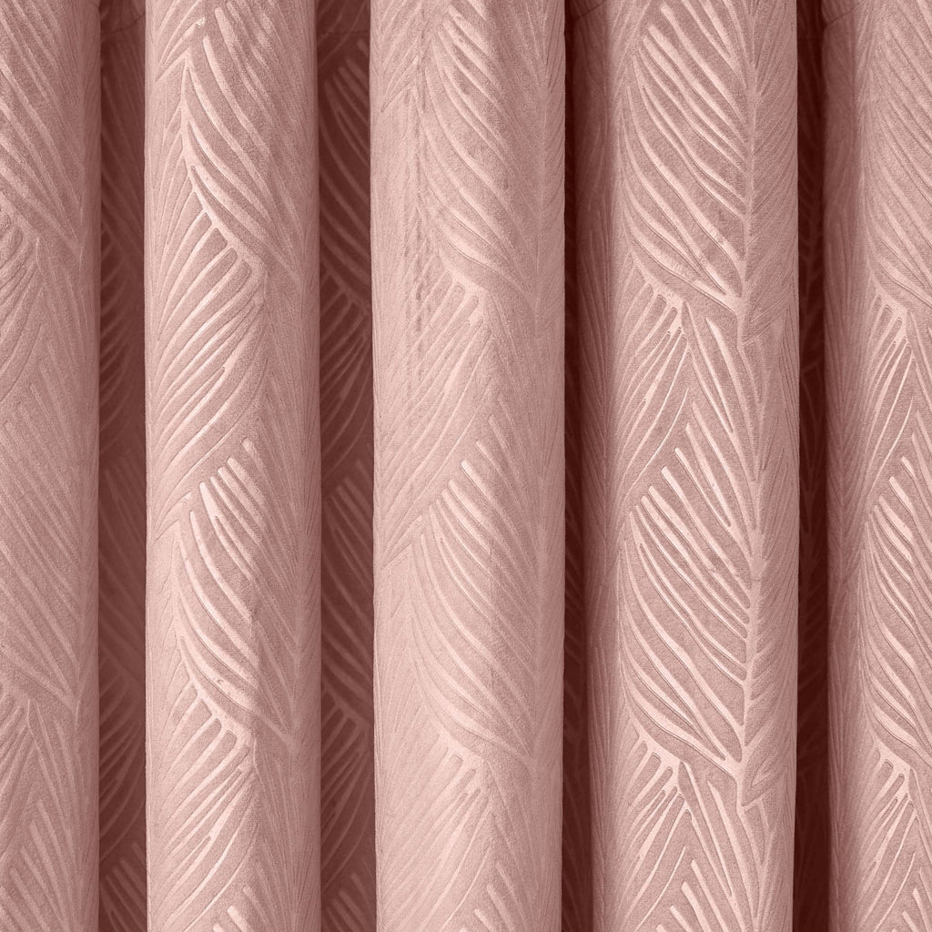 Twilight Blush Pink Velvet Door Curtain