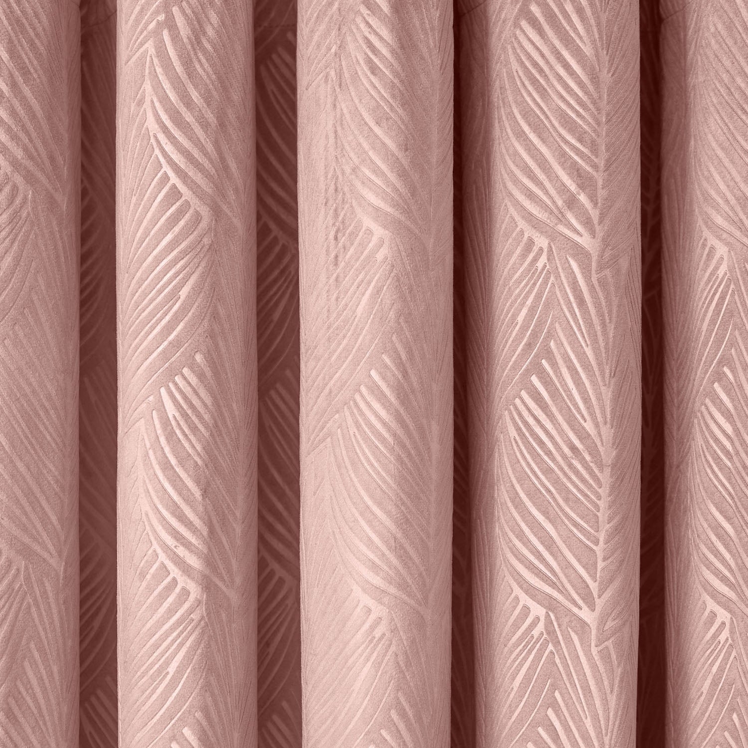 Twilight Blush Pink Velvet Door Curtain