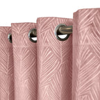 Twilight Blush Pink Velvet Blackout Curtains