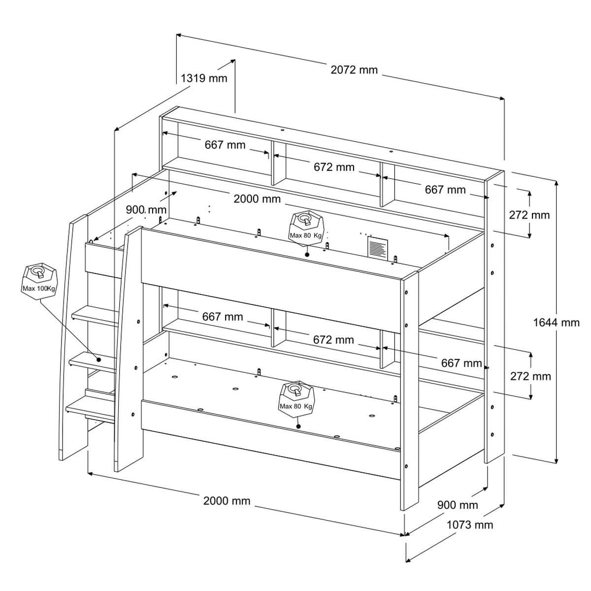 Tam Tam Bunk Bed