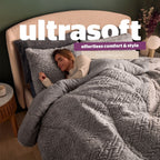 Silentnight Teddy Fleece Coverless 10.5 Tog Duvet set