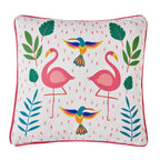 Tropical Flamingo Outdoor Cushion (43cm x 43cm)