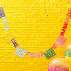 Fiesta Like There's No Manana Flag Paper Party  Bunting - Viva La Fiesta- 5 Inner Pack