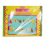 Gold Taco Party Pompom and Tassel Party Bunting  -  Viva la fiesta- 5 Inner Pack