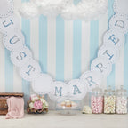 Just Married Bunting - White - Vintage Lace- 5 Inner Pack
