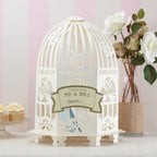Wedding Post Box Birdcage in Ivory - Vintage Lace- 5 Inner Pack