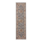 Vintage 35013 Blue and Terracotta Traditional Runner Rug