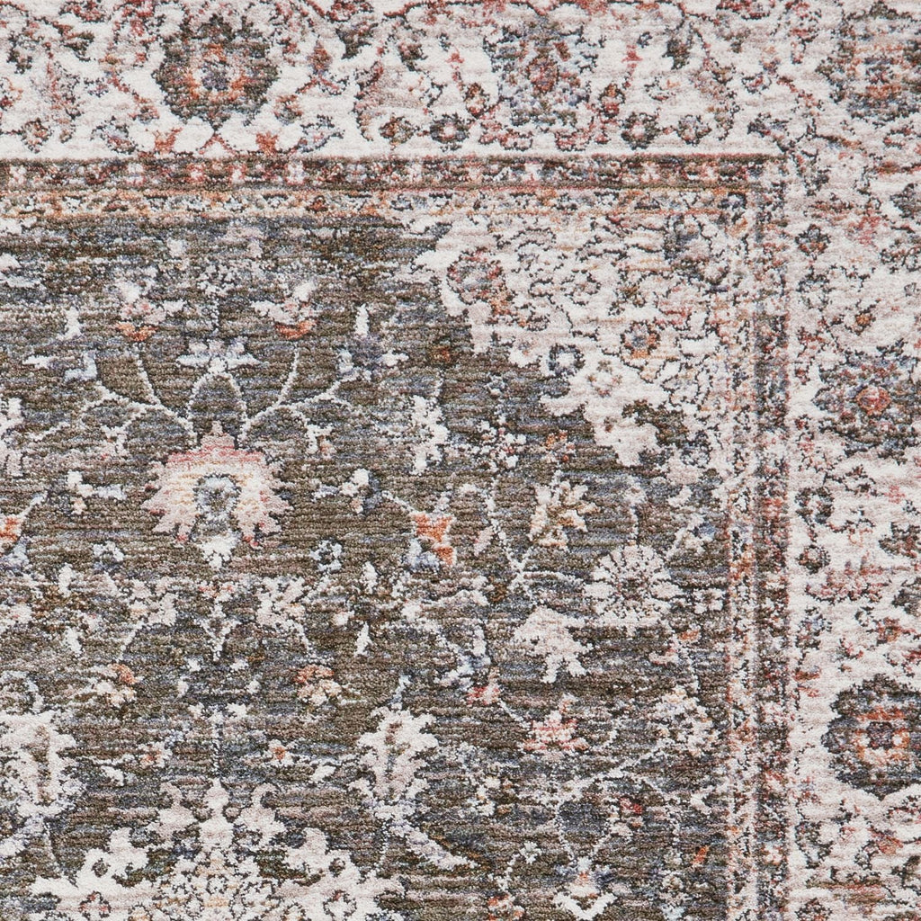 Vintage 35013 Green Traditional Rug