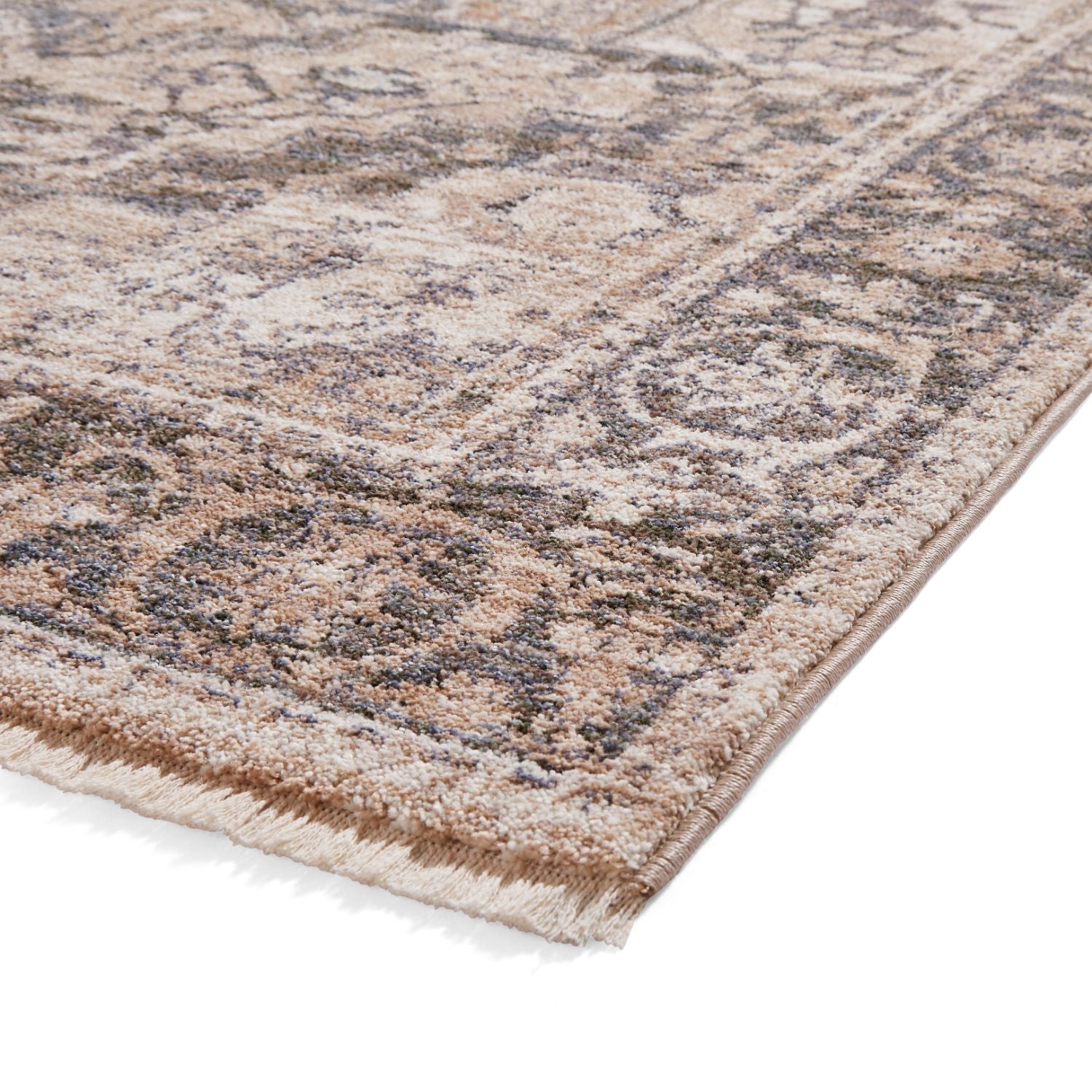 Vintage 35018 Green Traditional Rug