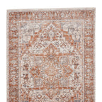 Vintage 35018 Terracotta Traditional Rug