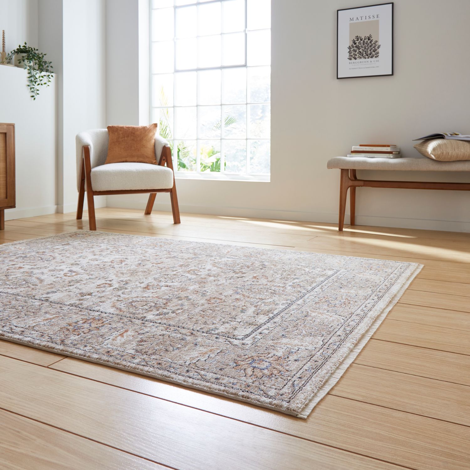 Vintage 35027 Beige Traditional Rug