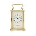 Carriage Clock Gold With White Dial