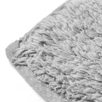 Waves Silver Cotton Jacquard Bath Mat Set