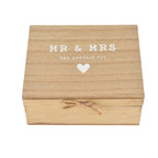 Mr and Mrs Pair of Keyrings in Box