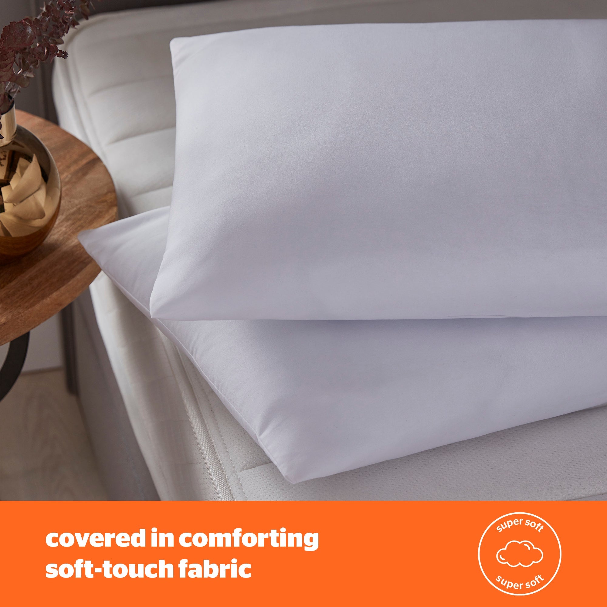 Silentnight Warm & Cosy Pillow Pair Medium Support