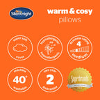 Silentnight Warm & Cosy Pillow Pair Medium Support