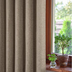 Washington Earth Thermal Pencil Pleat Curtains