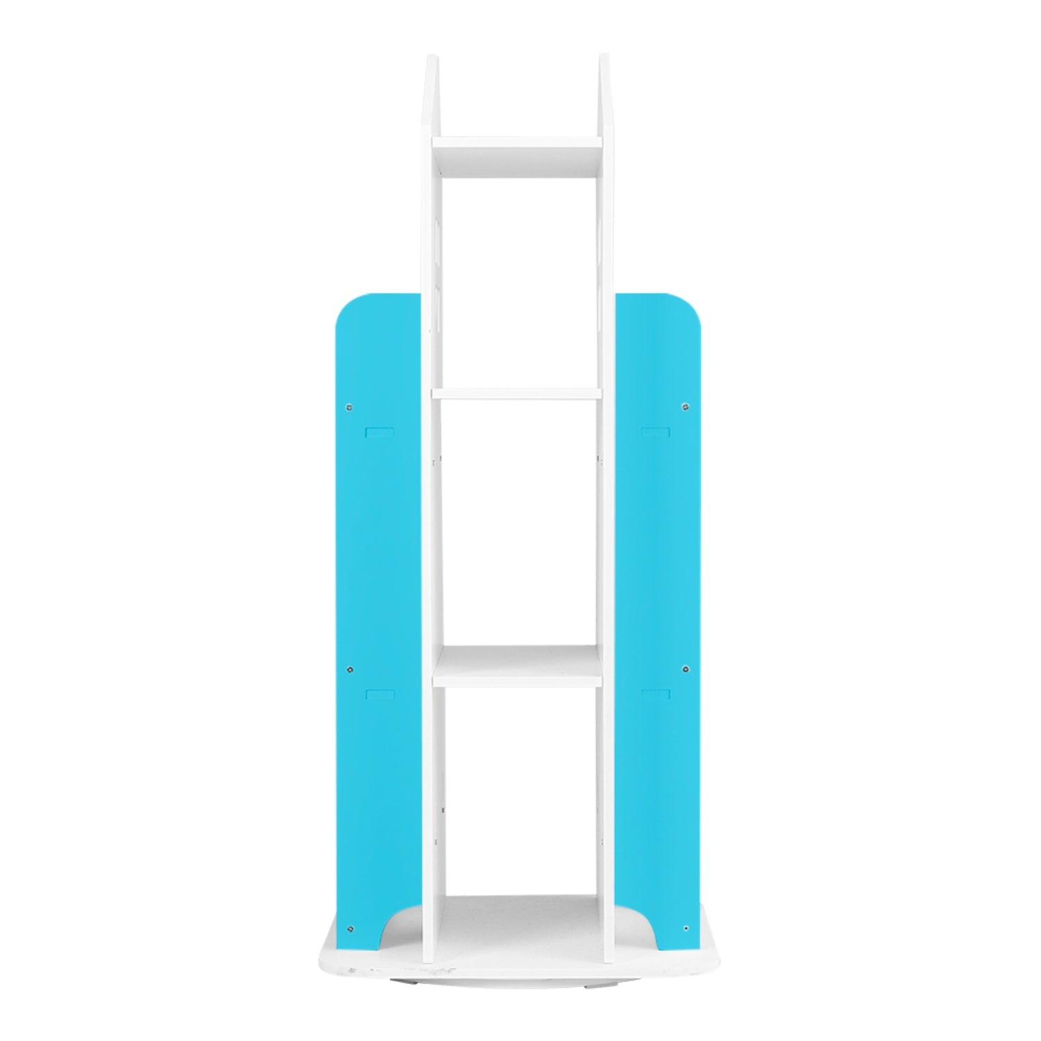 Blue 360° Rotating Kids House Bookshelf