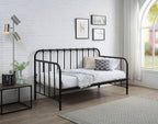 York Industrial Black Metal Day Bed