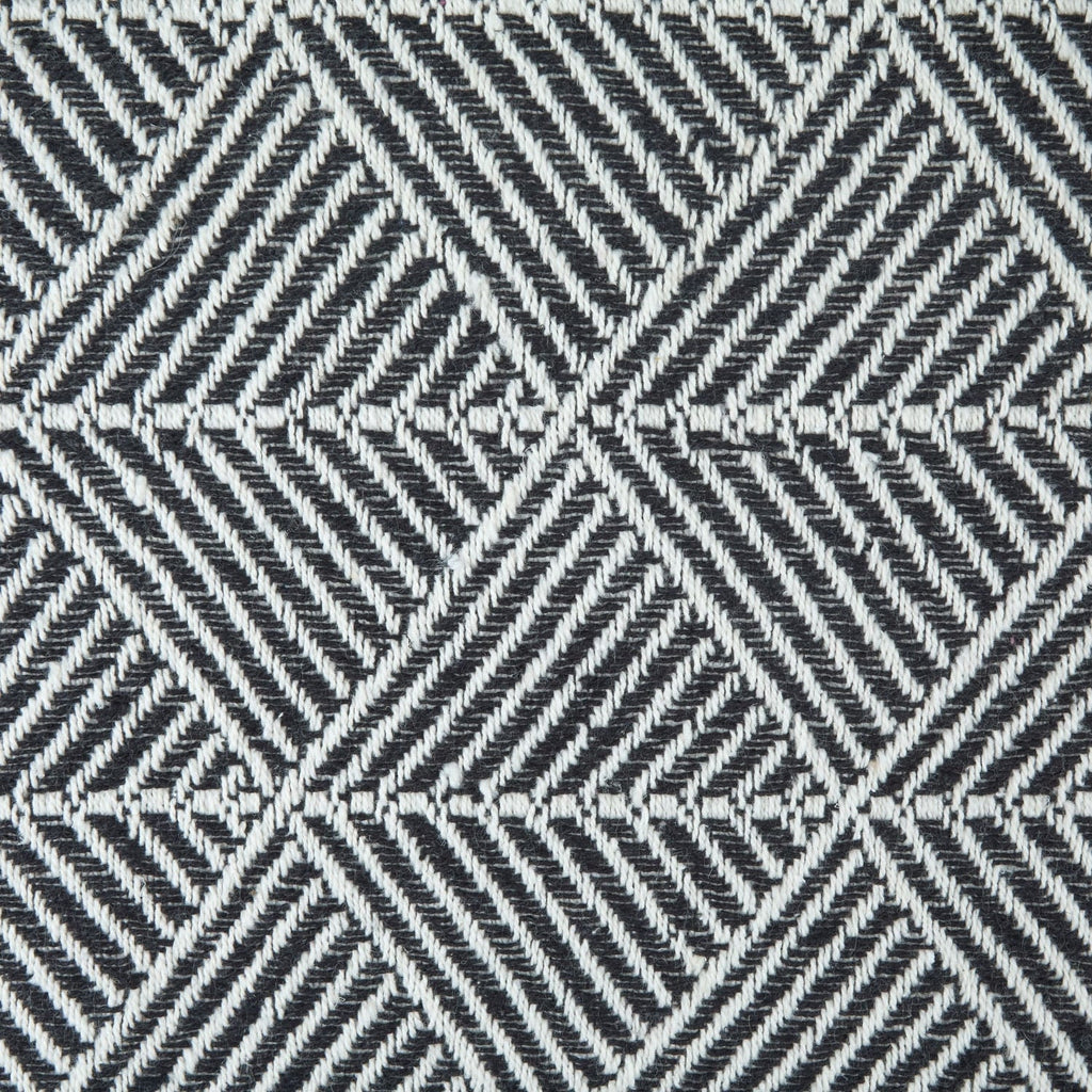 Zahra Black Scandi Woven Recycled Cotton Throw