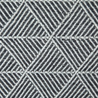 Zahra Black Scandi Woven Recycled Cotton Throw