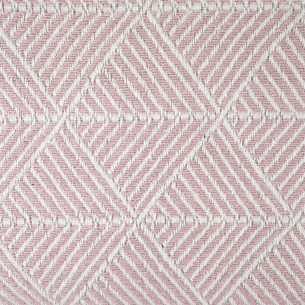 Zahra Pink Scandi Woven Recycled Cotton Throw