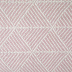 Zahra Pink Scandi Woven Recycled Cotton Throw