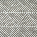 Zahra Natural Scandi Woven Recycled Cotton Throw