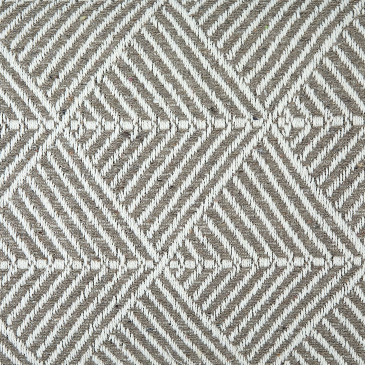 Zahra Natural Scandi Woven Recycled Cotton Throw