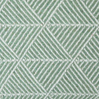 Zahra Pistachio Green Scandi Woven Recycled Cotton Throw